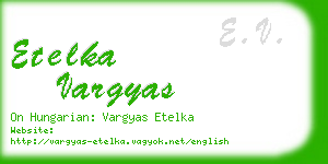 etelka vargyas business card